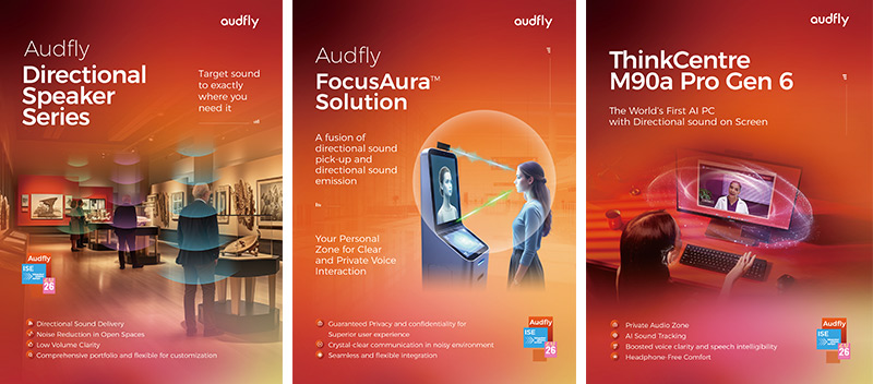 在ISE2026上，清听声学将展示多款定向声技术产品