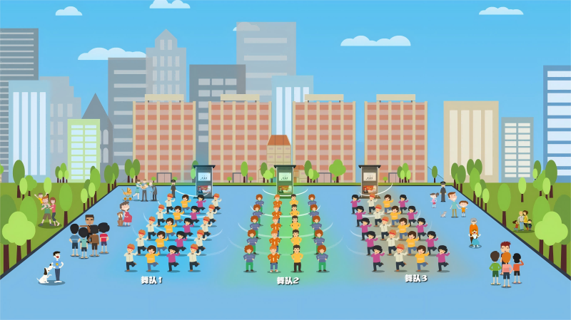 广场舞降噪神器_清听声学智慧舞场系统