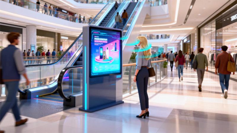 零售空间的定向声，精准传播