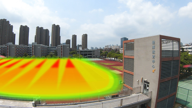 清听声学安静操场系统，定向发声不扰民