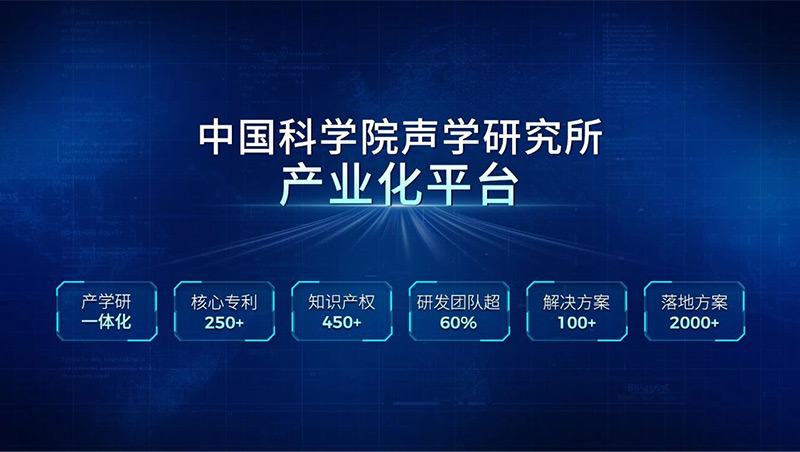 清听声学是中国科学院声学研究所产业化平台